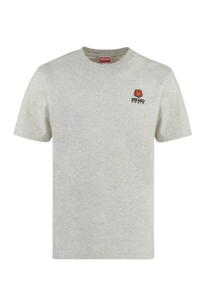 Cotton crew-neck T-shirt-0